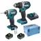Aku sada nářadí Makita DLX2574TJ, DDF484+DTD173 LXT 18V 2x 18V/5,0Ah, Makpac