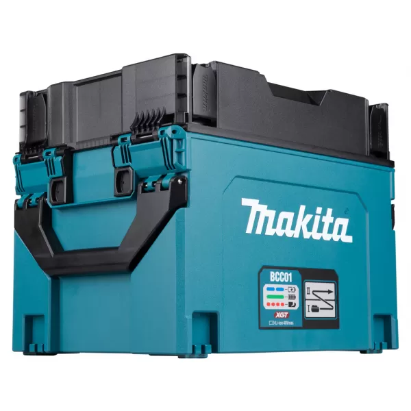 Napájecí adaptér v systeineru makpac Makita BCC01, pro 8 akmulátorů XGT