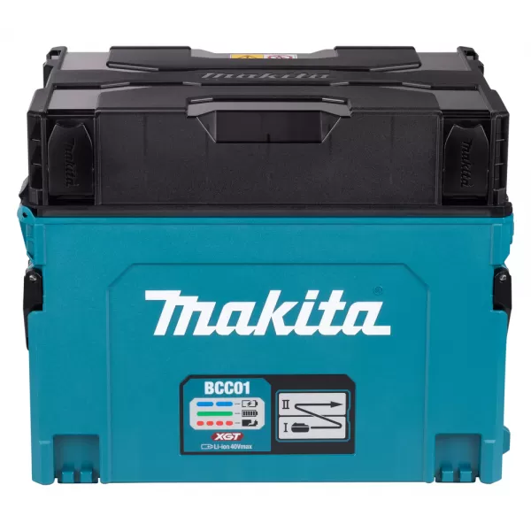 Napájecí adaptér v systeineru makpac Makita BCC01, pro 8 akmulátorů XGT