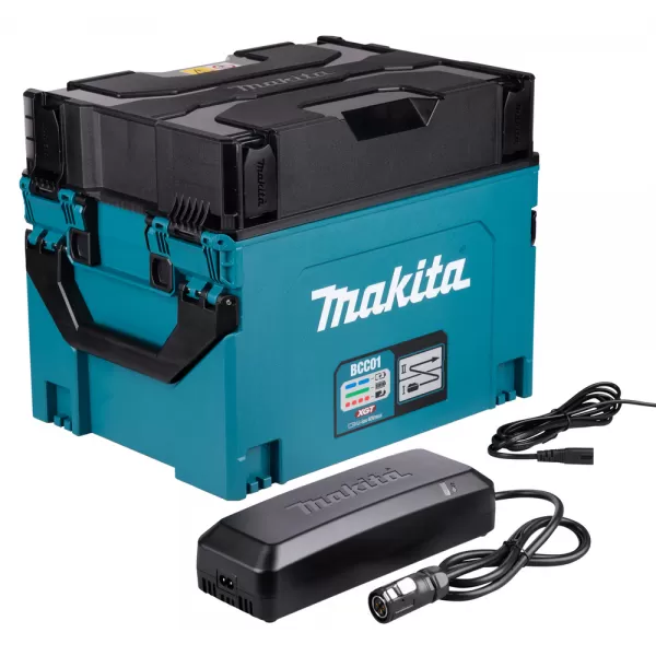 Napájecí adaptér v systeineru makpac Makita BCC01, pro 8 akmulátorů XGT