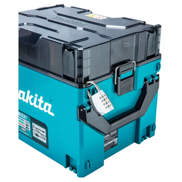Napájecí adaptér v systeineru makpac Makita BCC01, pro 8 akmulátorů XGT